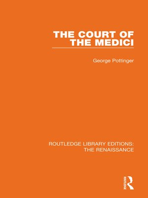cover image of The Court of the Medici